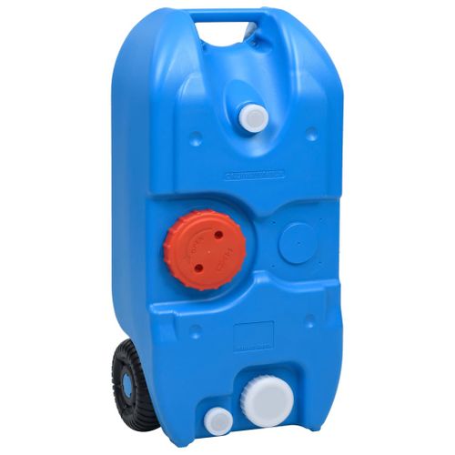 VidaXL watertank wielen draagbaar blauw 40L