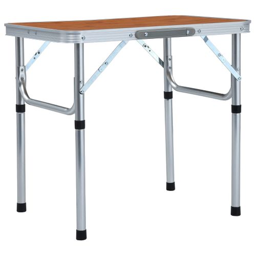 VidaXL campingtafel inklapbaar 60x45 cm aluminium