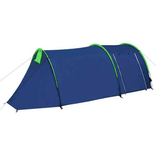 VidaXL tent voor 4 personen marineblauw / groen