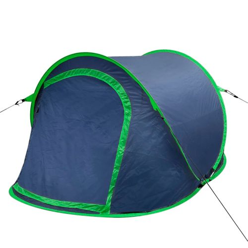 VidaXL tent pop-up 2-persoons marineblauw/groen